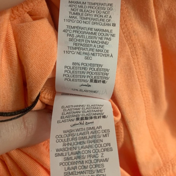 Sweaty Betty Gary Sleeveless Romper - Size L - Tangerine Orange - NWT - Picture 7 of 8